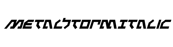Metal Storm Italic  Frei Schriftart Herunterladen