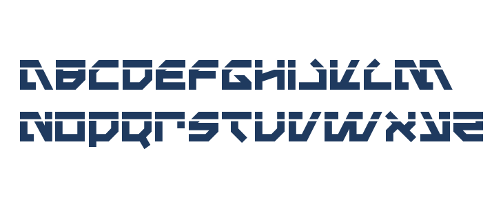 Metal Storm Laser Lowercase