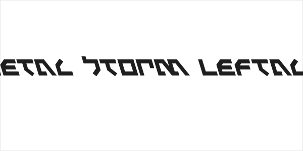 Metal Storm Leftalic Logo