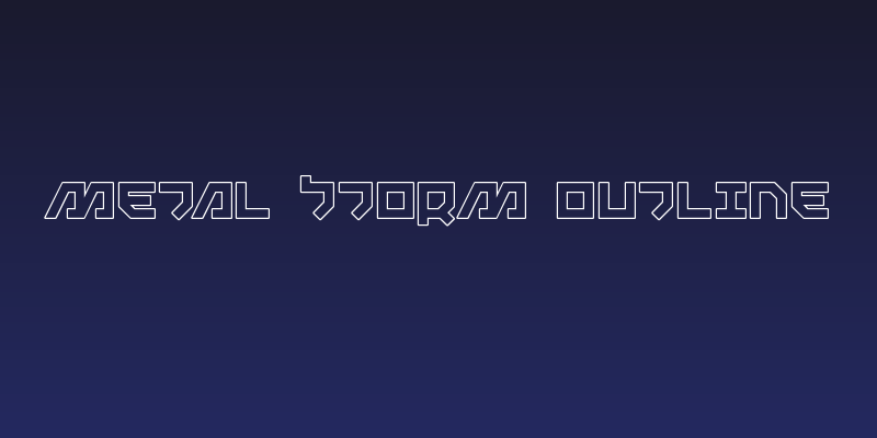 Metal Storm Outline Social Header