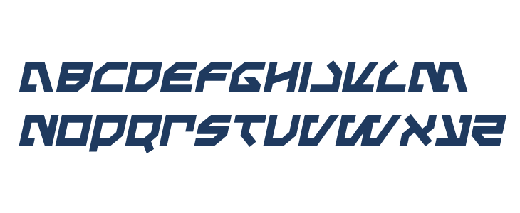 Metal Storm Semi-Italic Lowercase