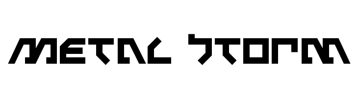 Metal Storm  Free Fonts Download
