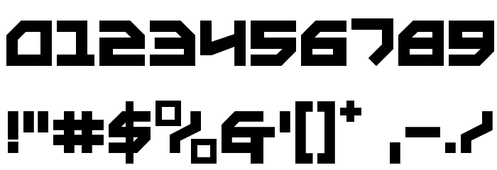 Metal Storm Font OTHER CHARS