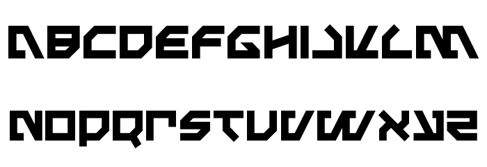 Metal Storm Font LOWERCASE