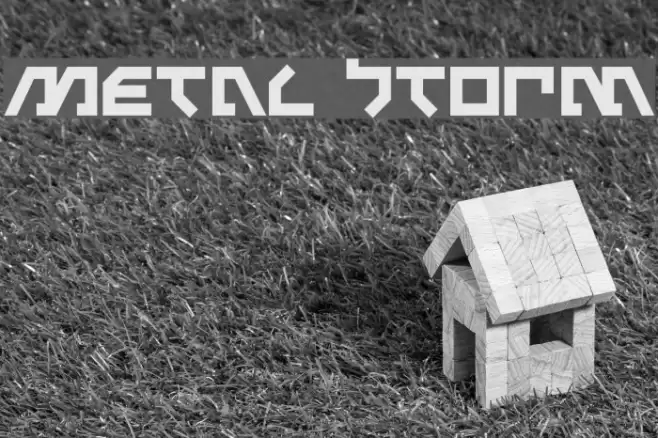 Metal Storm Шрифта examples