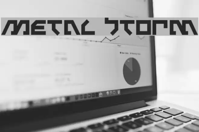 Metal Storm Шрифта examples