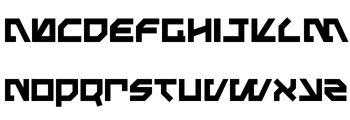 Metal Storm Font LOWERCASE