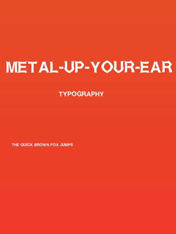 Metal-Up-Your-Ear Poster