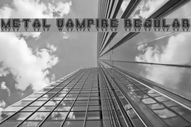 Metal Vampire Regular Example 1