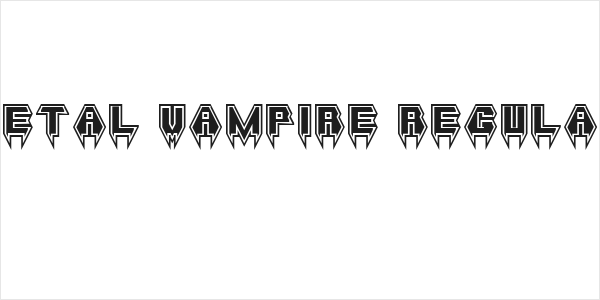 Metal Vampire Regular Logo