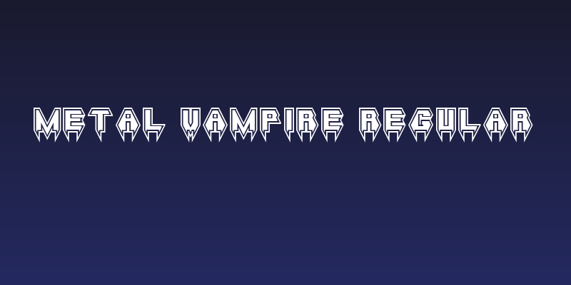 Metal Vampire Regular Social Header