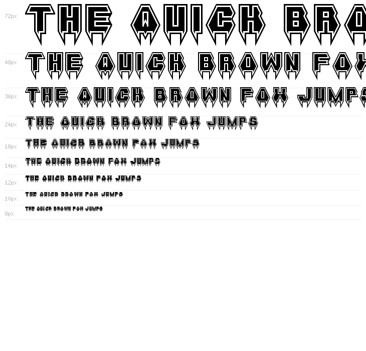 Metal Vampire Regular Waterfall