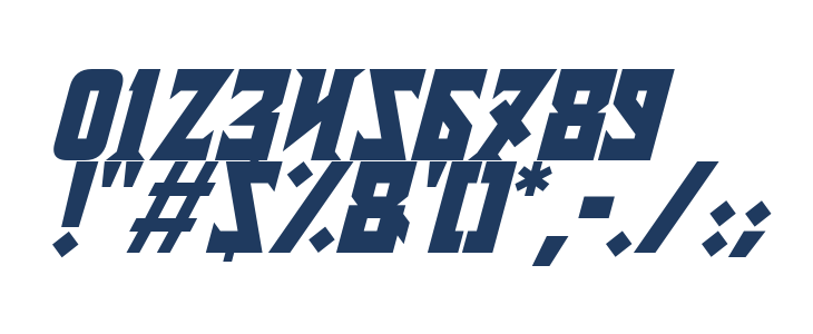 Metal Vengeance Italic Other Characters