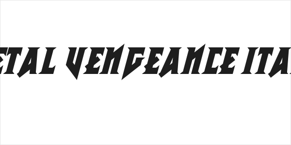 Metal Vengeance Italic Logo