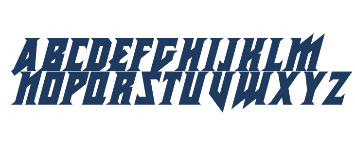 Metal Vengeance Italic Lowercase