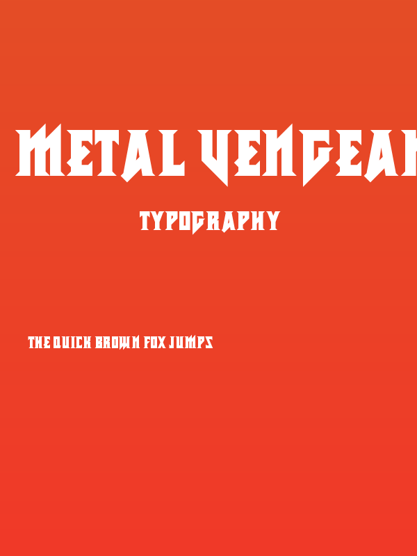 Metal Vengeance Poster