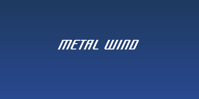 Metal Wind Social Header