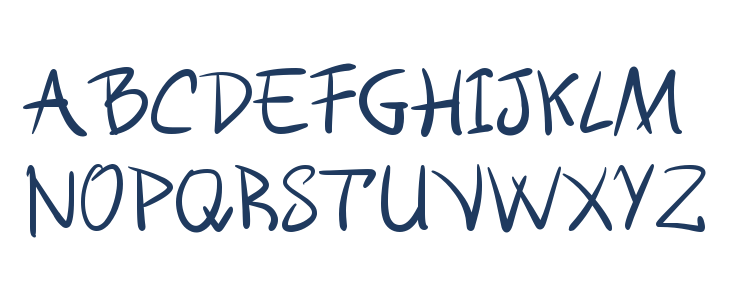 Metal rocker Uppercase