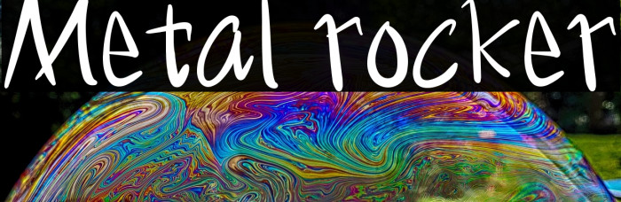 Metal rocker Example 1