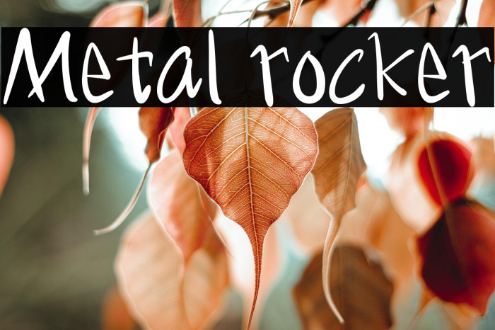 Metal rocker Example 2