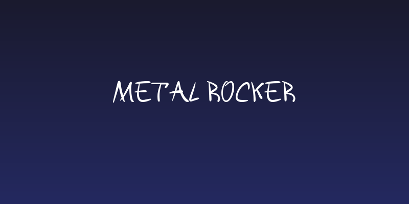Metal rocker Social Header