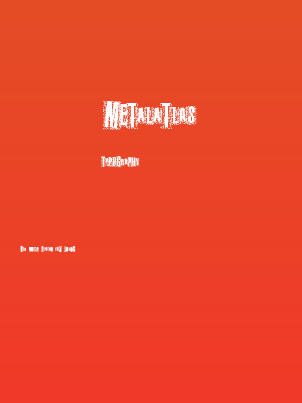 MetalAtlas Poster