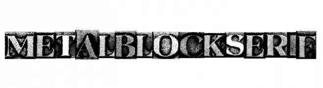 MetalBlockSerif  Fuentes Gratis Descargar