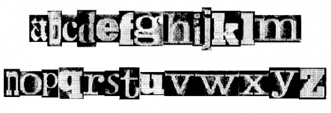 MetalBlockTheta フォント 小文字