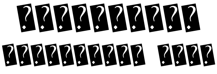MetalBlockZero Font OTHER CHARS