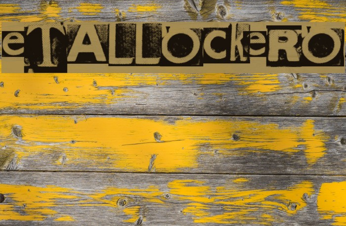 MetalBlockZero Font examples