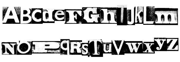 MetalBlockZero Font LOWERCASE