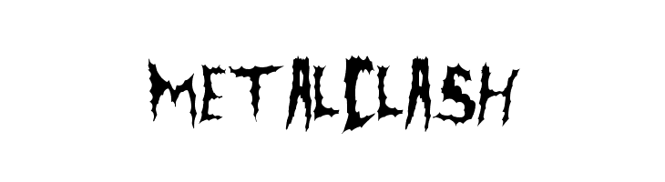 MetalClash  フリーフォントのダウンロード