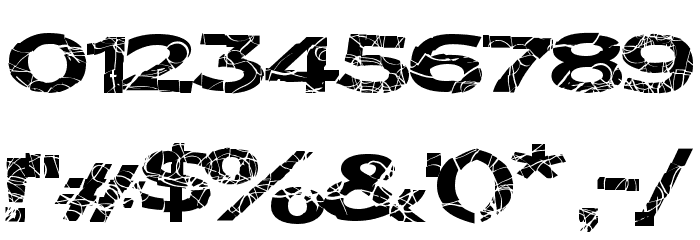 MetalCrime Font OTHER CHARS
