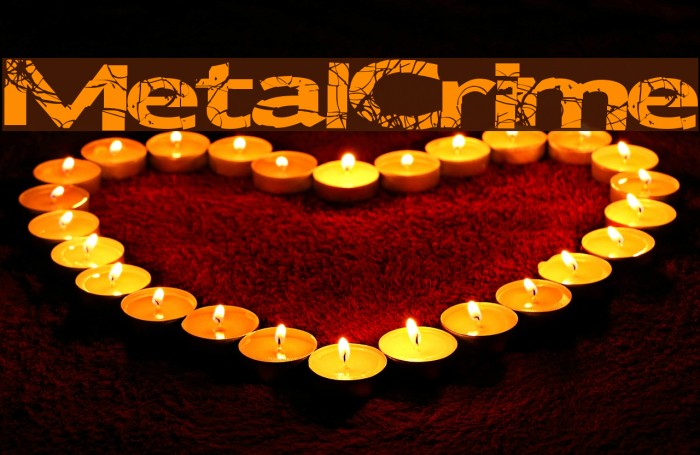 MetalCrime Font examples