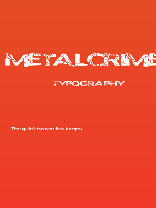 MetalCrime Poster