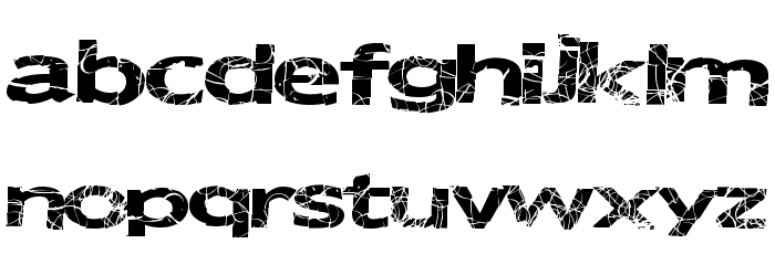 MetalCrime Font LOWERCASE