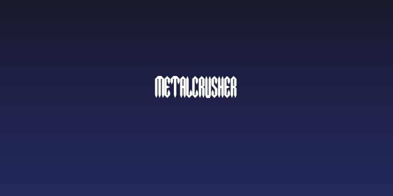 MetalCrusher Social Header