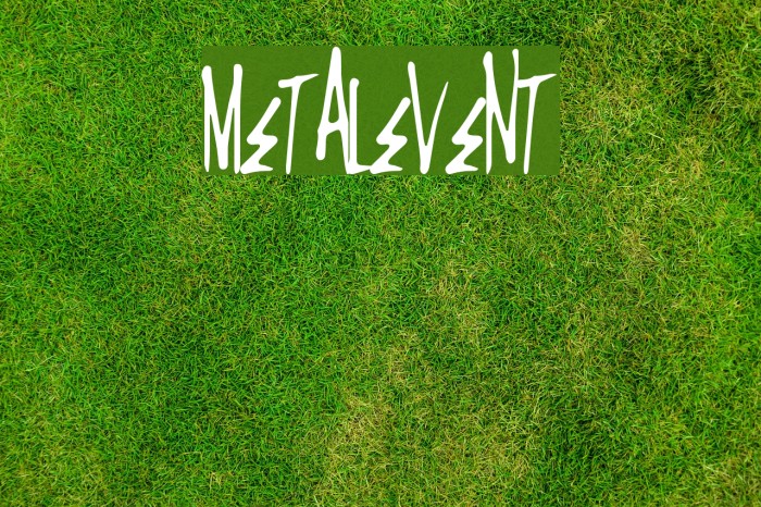 MetalEvent Font examples