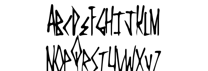 MetalEvent Font LOWERCASE