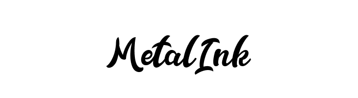 MetalInk  免费字体下载