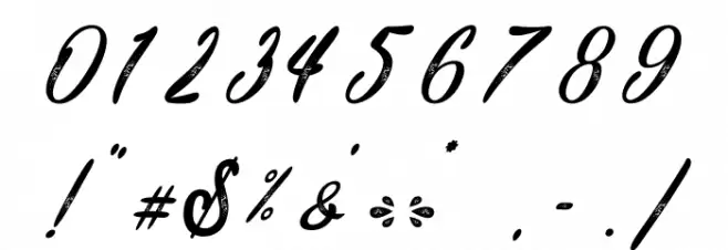 MetalLadyPersonalUse Font OTHER CHARS