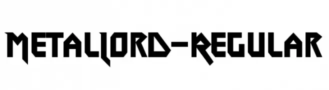 MetalLord-Regular  नि: शुल्क फ़ॉन्ट्स डाउनलोड