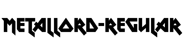 MetalLord-Regular  Descarca Fonturi Gratis