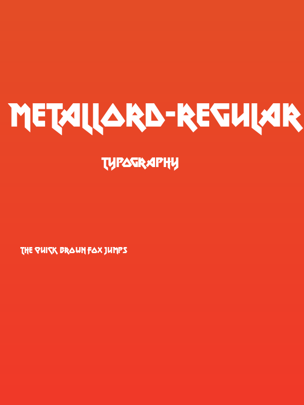 MetalLord-Regular Poster