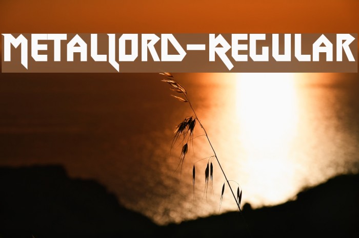 MetalLord-Regular Example 1