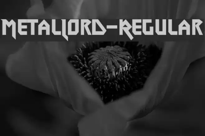 MetalLord-Regular Font examples