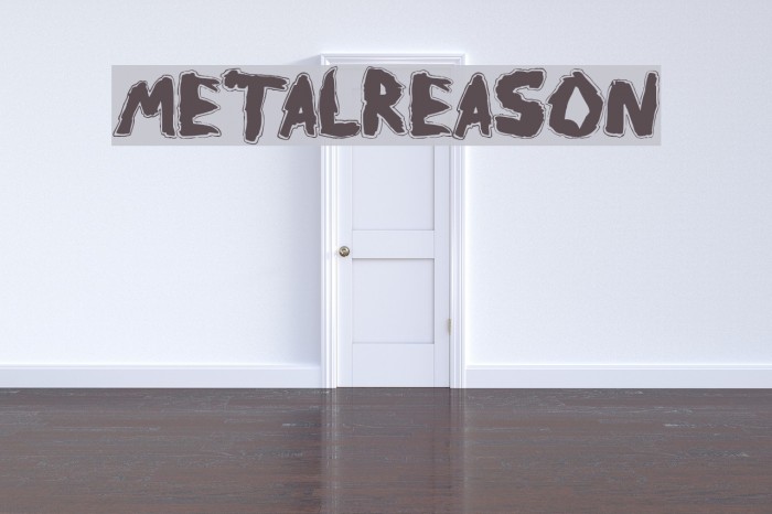 MetalReason Font examples