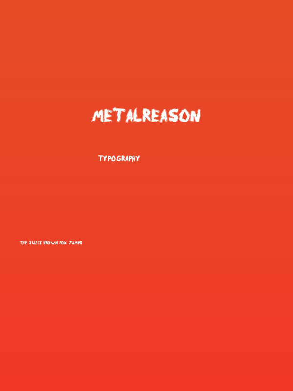 MetalReason Poster