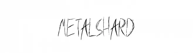 MetalShard  Frei Schriftart Herunterladen