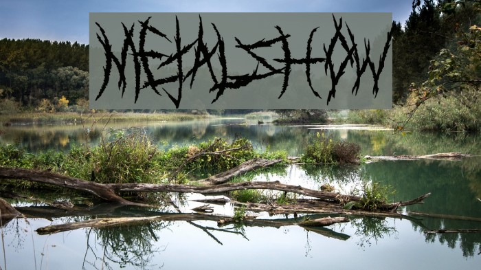 MetalShow Font examples